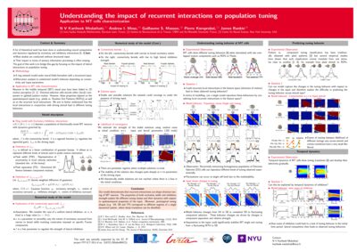 Poster: Understanding the impact of recurrent interactions on population tuning